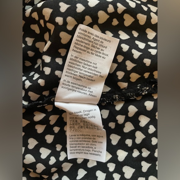 J.Crew Mercantile Women Heart Shape Design Blouse Sized 4 - Picture 10 of 11